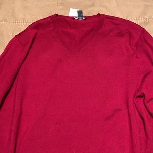 Men’s Burgundy GAP V-Neck Sweater